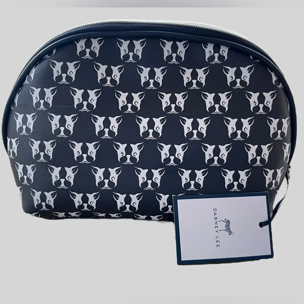 Dabney Lee French Bulldog Cosmetic Bag Makeup Travel Pouch NWT
